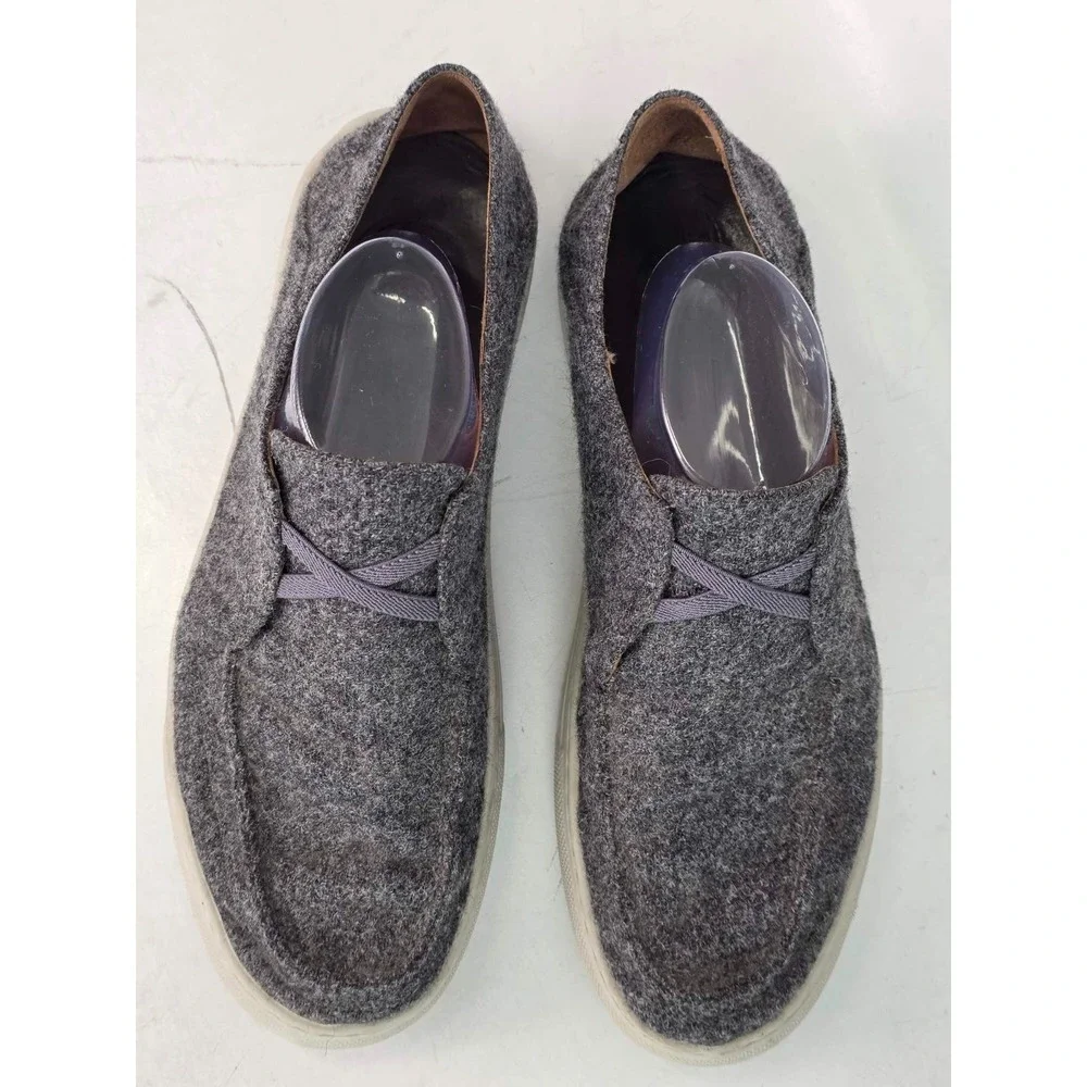Peter Millar Mountainside Men's Shoes Size 11 Gray Slip On Wool Low Top Sneakers
